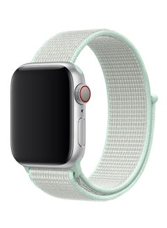 Pearl in Oyster Replacement Strap For Apple Watch Series 3/4/5 Teal Tint 