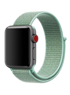 Pearl in Oyster Replacement Wrist Band For Apple Watch Series 3/4/5 Marine Green 