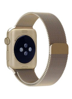 Pearl in Oyster Replacement Band For Apple Watch 42/44 mm Vintage Gold 