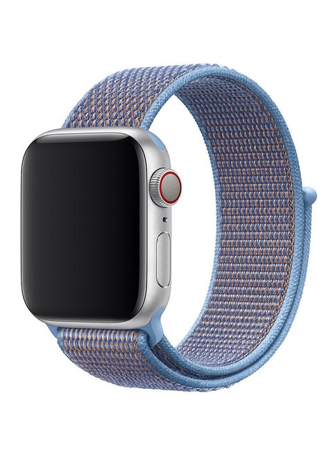 Replacement Wrist Band For Apple Watch Series 3/4/5 Cerulean