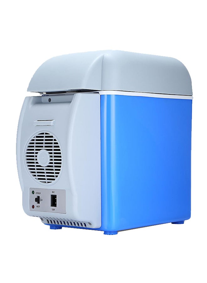 Generic - Portable Car Refrigerator And Heater 7.5 L REF-7.5L Blue/Grey - Image 1