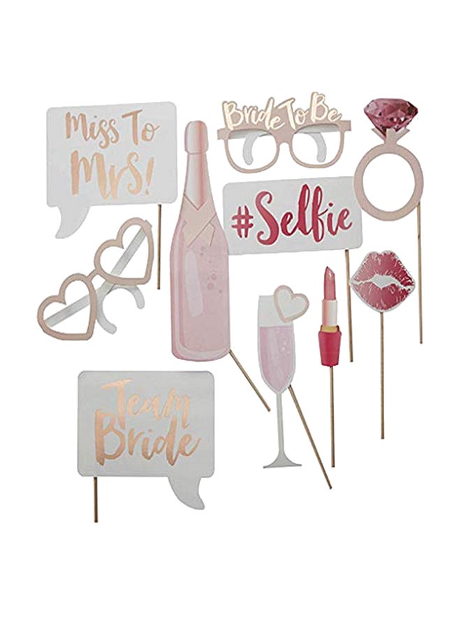 10-Piece Bride Prop Party Favors Set TZ0023-T