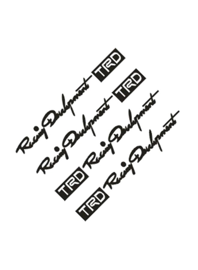 مجموعة ملصقات للسيارة تحمل عبارة Racing Development من 4 قطع - Image 1