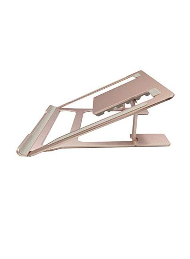 NuSense 6-Level Adjustable Laptop Stand 20inch Rose Gold - Image 3