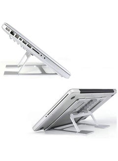 NuSense 6-Level Adjustable Laptop Stand Silver  - Image 3
