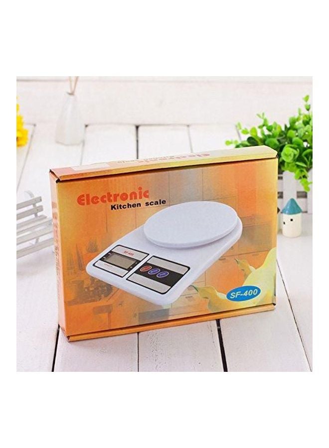 Wilkwish Battery Operated Digital Kitchen Scales White/Black 14.6centimeter - Image 3