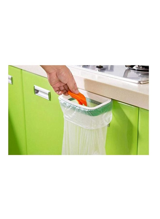 Hanging Trash Bag Holder Green/White - Image 4