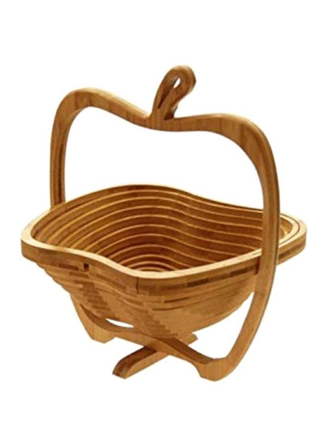 Foldable Fruits Basket Beige 