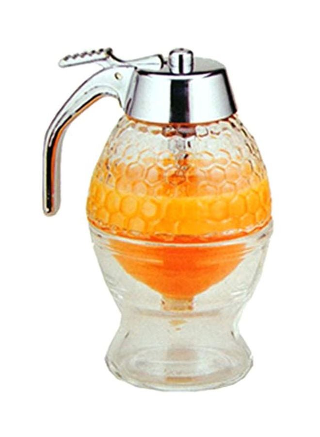 وعاء صب العسل شفاف/فضي - Image 4