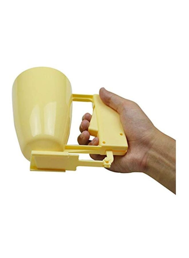 موزّع خليط بلاستيكيّ أصفر 14.5x15.5سم - Image 2