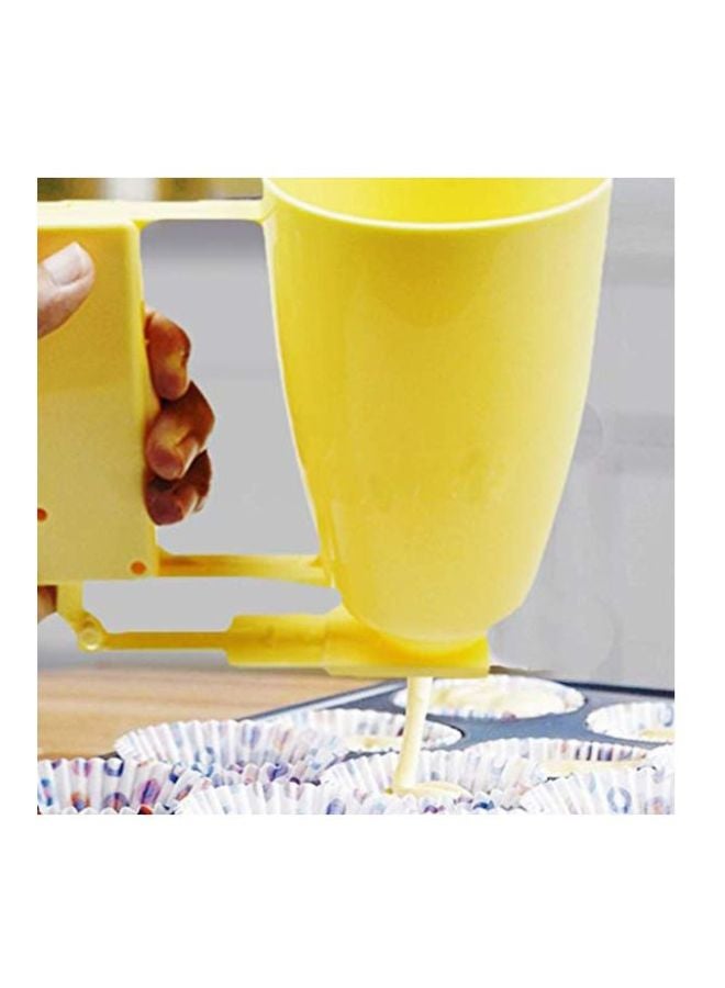 موزّع خليط بلاستيكيّ أصفر 14.5x15.5سم - Image 3