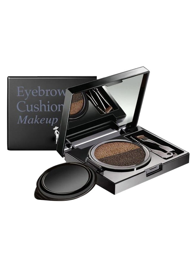 Inspired Capital L 2 Colour Waterproof Eyebrow Cream Powder With 2 Eyebrow Brush Brown/Dark Brawn  - Image 1