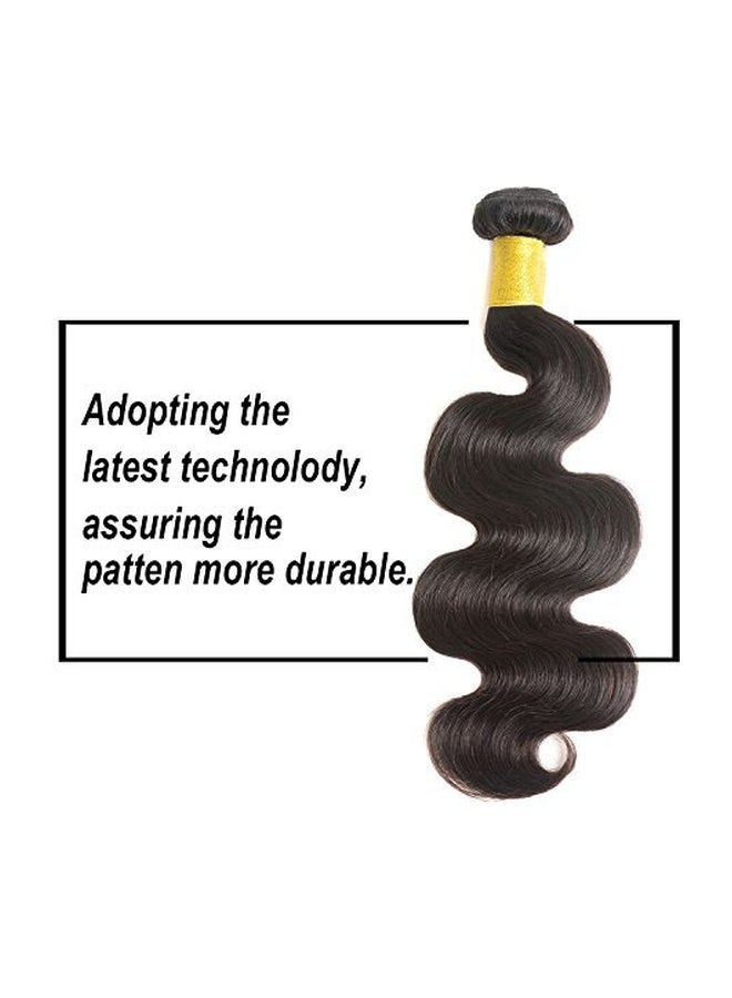 HLSK 2 Bundles Brazilian Virgin Human Hair Extensions Black - Image 2
