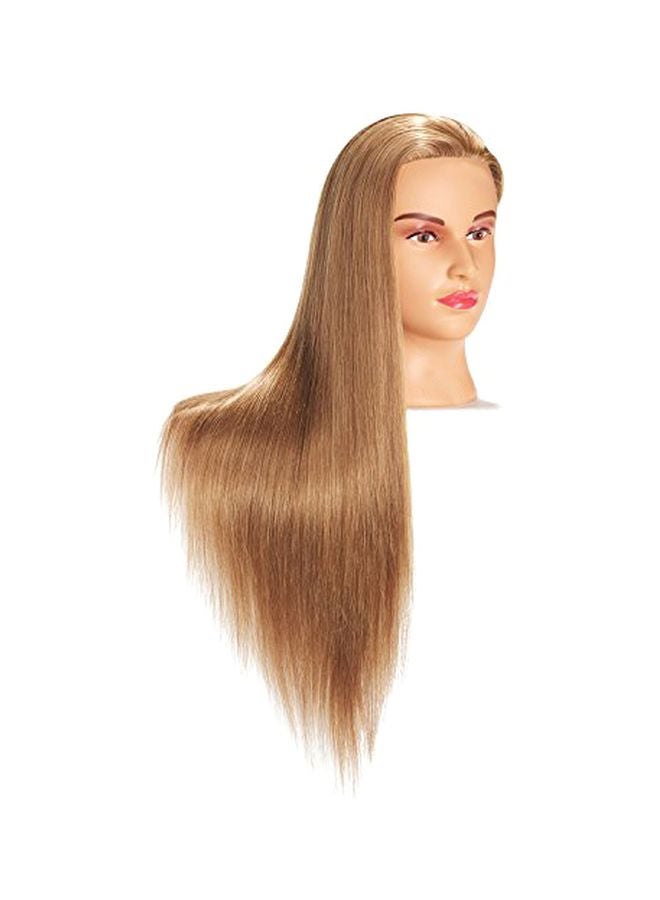 Hairingrid Straight Hair Training Mannequin Head Beige 28inch - Image 1