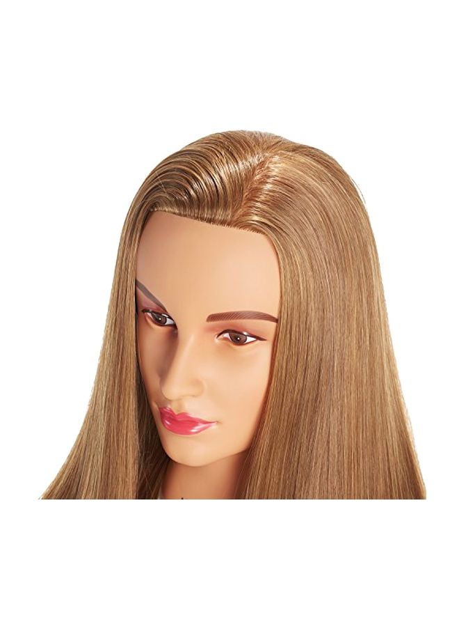 Hairingrid Straight Hair Training Mannequin Head Beige 28inch - Image 3