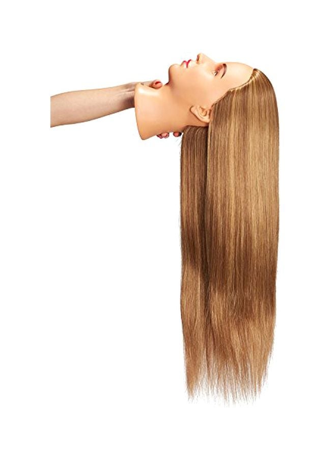 Hairingrid Straight Hair Training Mannequin Head Beige 28inch - Image 2
