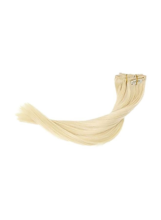 PoleStar Hair - 7-Piece Straight Hair Extension 60 Beige 18inch - Image 1