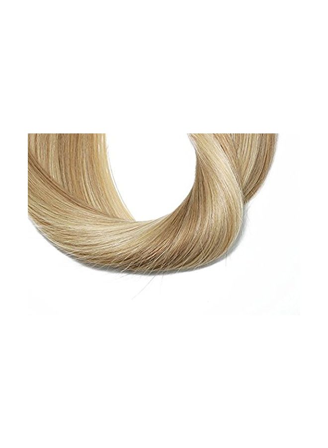 بولي ستار هير - مجموعة 20 وصلة شعر بشري أملس بيانو أومبري 18-613 24بوصة - Image 1