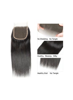 Long Straight Hair Wig With Lace Closure Black 8inch - v1570886861/N30611500A_2