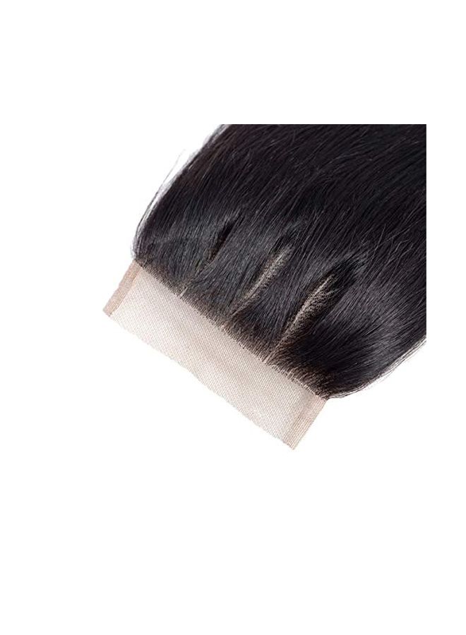 SingleBest Wavy Human Hair Wig Black 12inch - Image 3