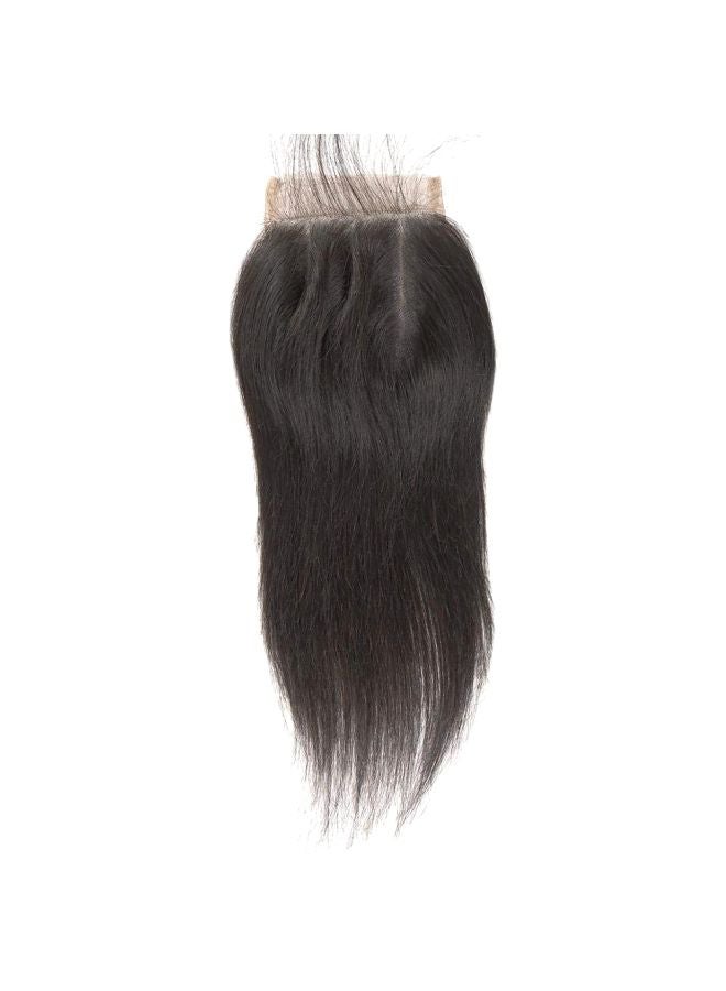 SingleBest Wavy Human Hair Wig Black 14inch - Image 1