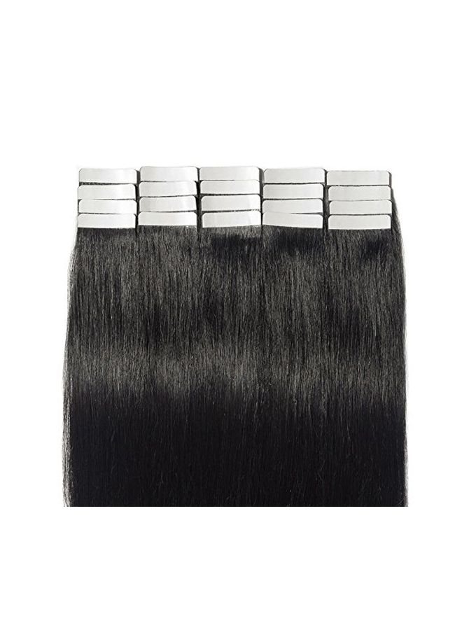 20-Piece Human Hair Extension Black 16inch - v1570887179/N30611962A_2