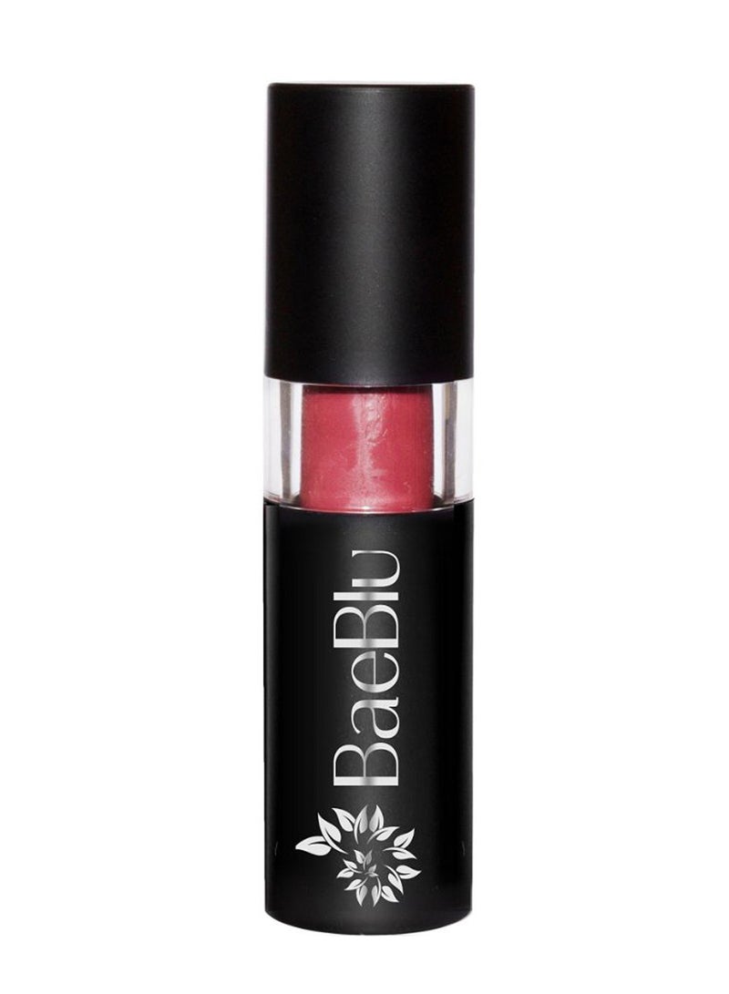 BaeBlu Hydrating Antioxidant-Rich Shiny Lipstick Radiant Rose - Image 2