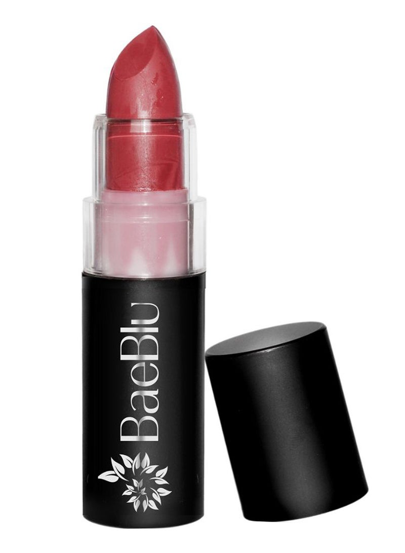 BaeBlu Hydrating Antioxidant-Rich Shiny Lipstick Radiant Rose - Image 1