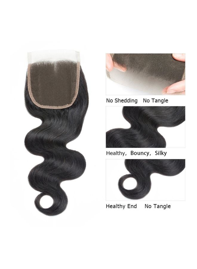 دمس وصلة شعر مموجة أسود 10بوصة - Image 3