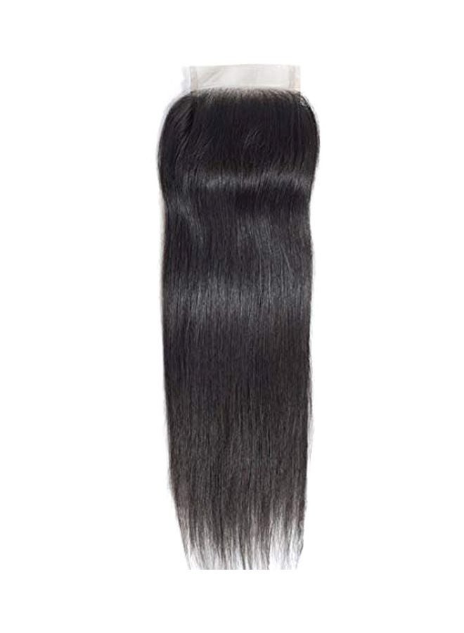 Brazilian Straight Human Hair Extension With Closure Black 16inch - v1570888728/N30612453A_1