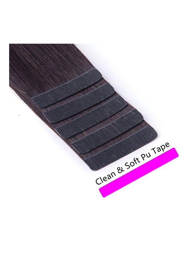 رينبوول مجموعة وصلة شعر ريمي مستقيمة من 20 قطعة بني/وردي 14بوصة - Image 2