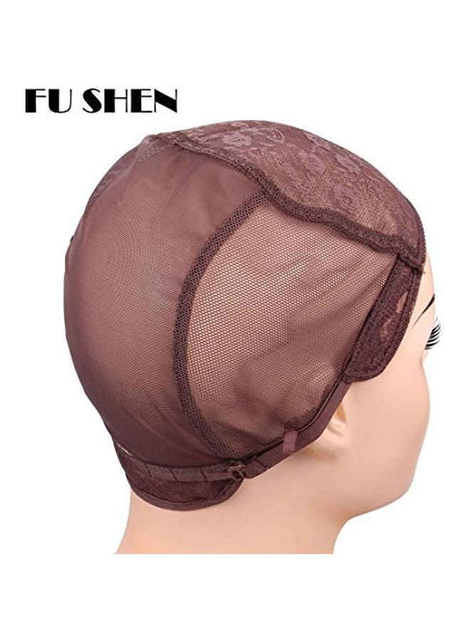 Pack Of 2 Double Lace Wig Cap Brown M - v1570888738/N30612466A_2