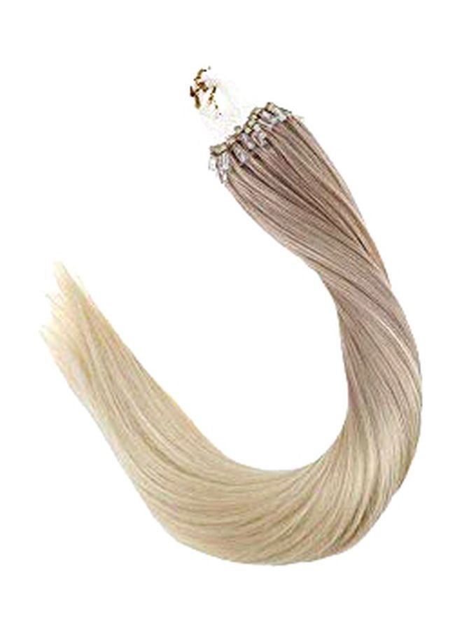 LaaVoo Straight Micro Ring Hair Extention Beige 14inch