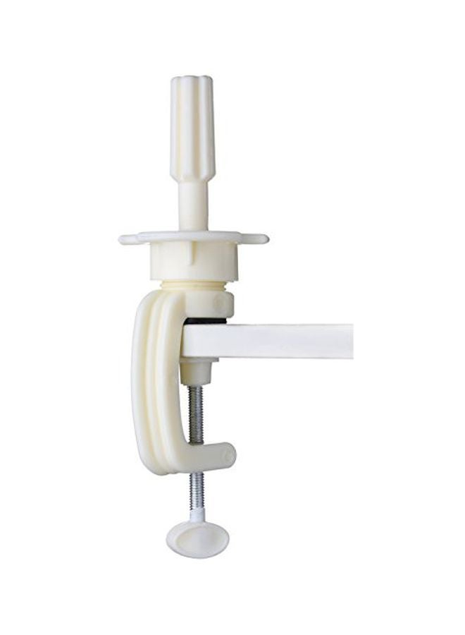 Perfehair Mannequin Head Holder Clamp White/Silver 