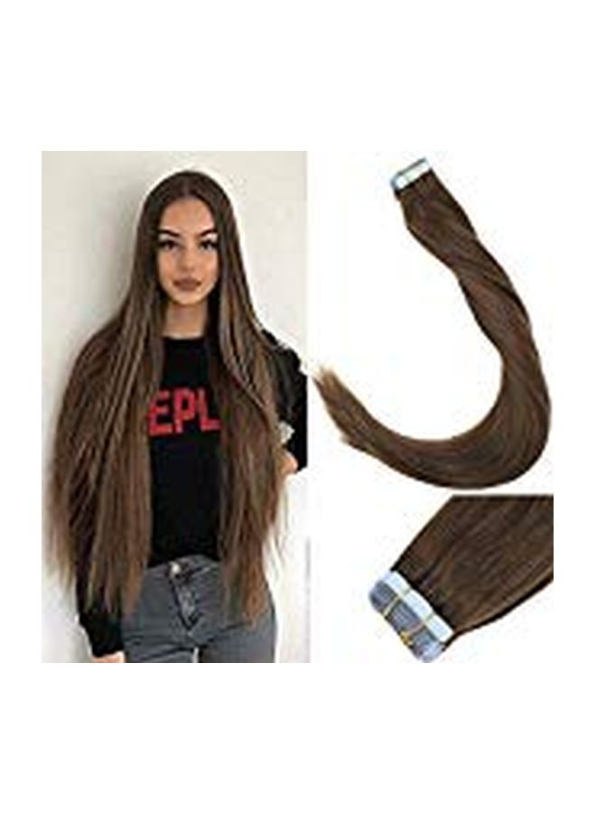 20-Piece Tape-In Straight Hair Extension Brown 26inch - v1570889001/N30613639A_2