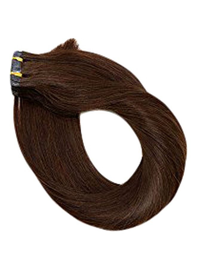 20-Piece Remy Straight Tape In Hair Extensions Brown 16inch - v1570889274/N30616670A_1