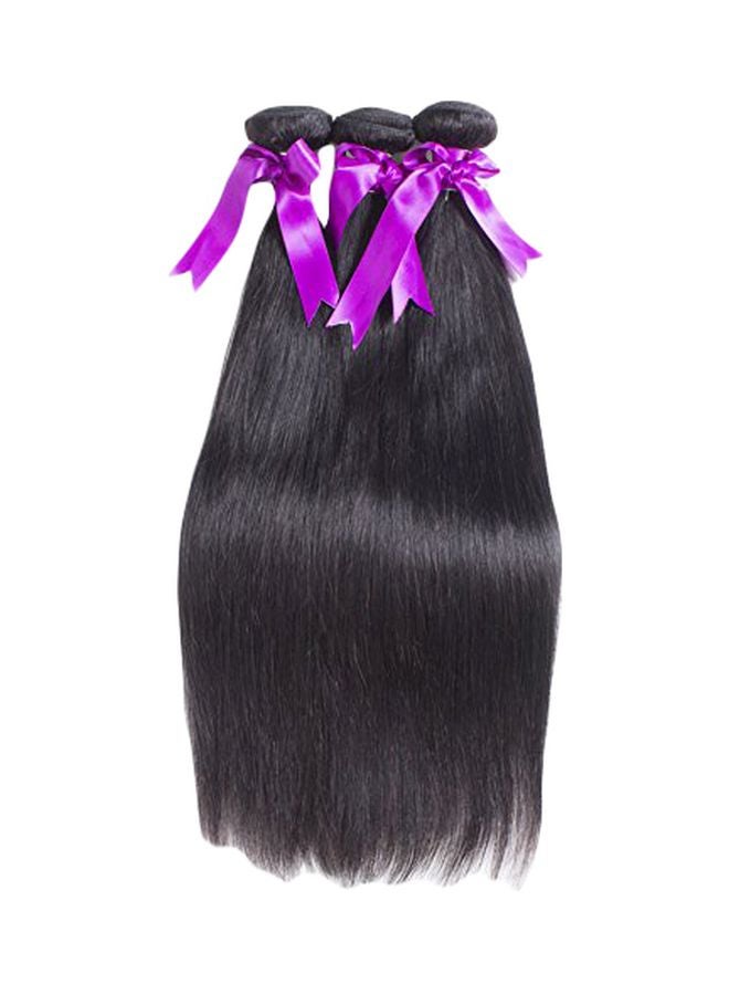 3-Bundle Straight Hair Extension Set Natural Black 8inch - v1570889581/N30609822A_1