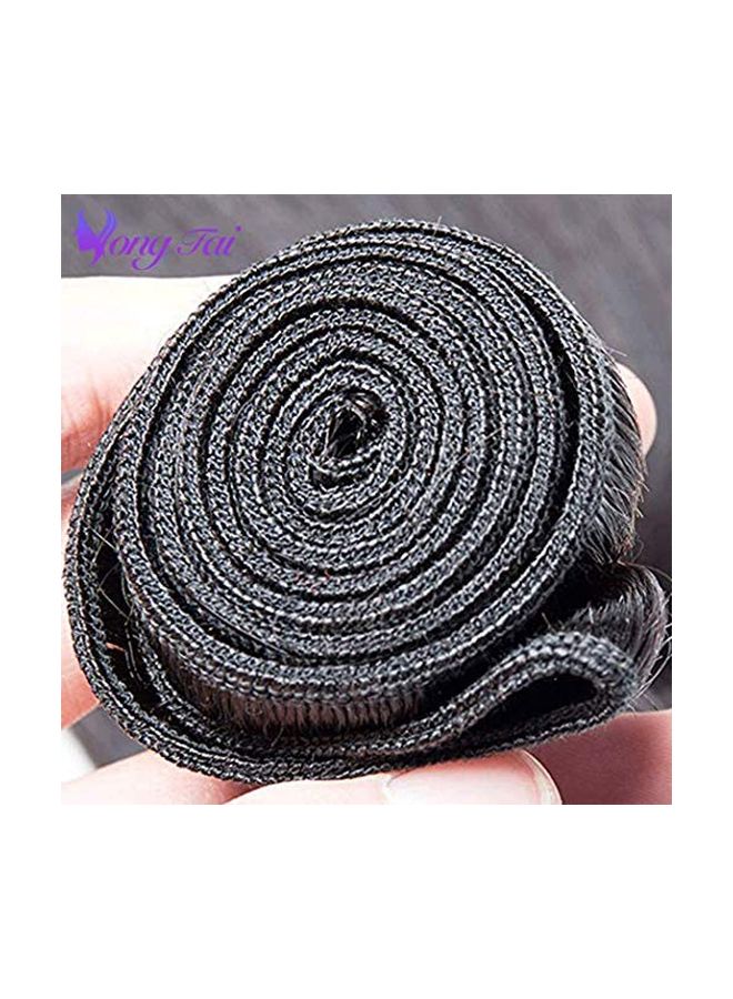 Yuyongtai Hair - 3-Piece Wavy Hair Extension Set Black - Image 1