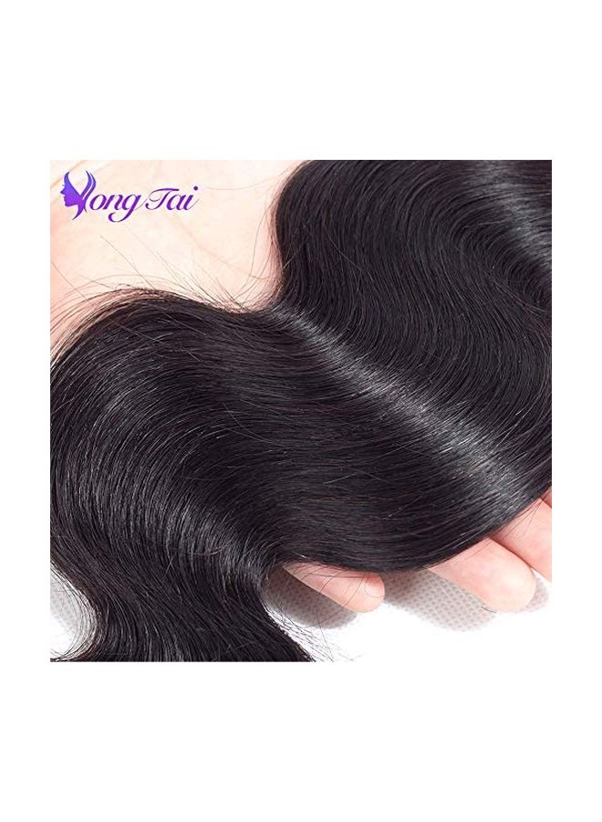 Yuyongtai Hair - 3-Piece Wavy Hair Extension Set Black - Image 1