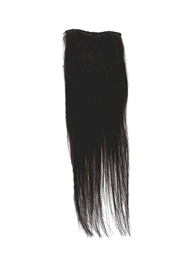 Aosome 2-Piece Straight Hair Extension Set Black 14inch - Image 1