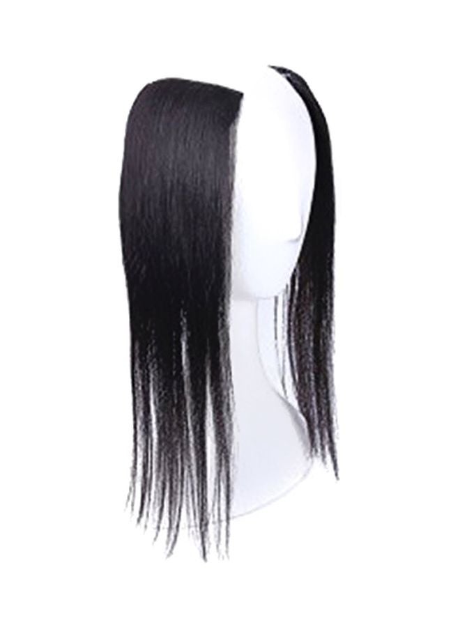 Aosome 2-Piece Straight Hair Extension Set Black 14inch - Image 2