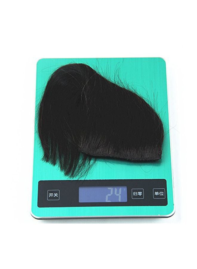 Aosome 2-Piece Straight Hair Extension Set Black 14inch - Image 3