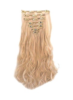 7-Piece Heat Resistance Synthetic Hair Clip in Hair Extensions Platinum Blonde-60# 20inch - v1570889975/N30610264A_1