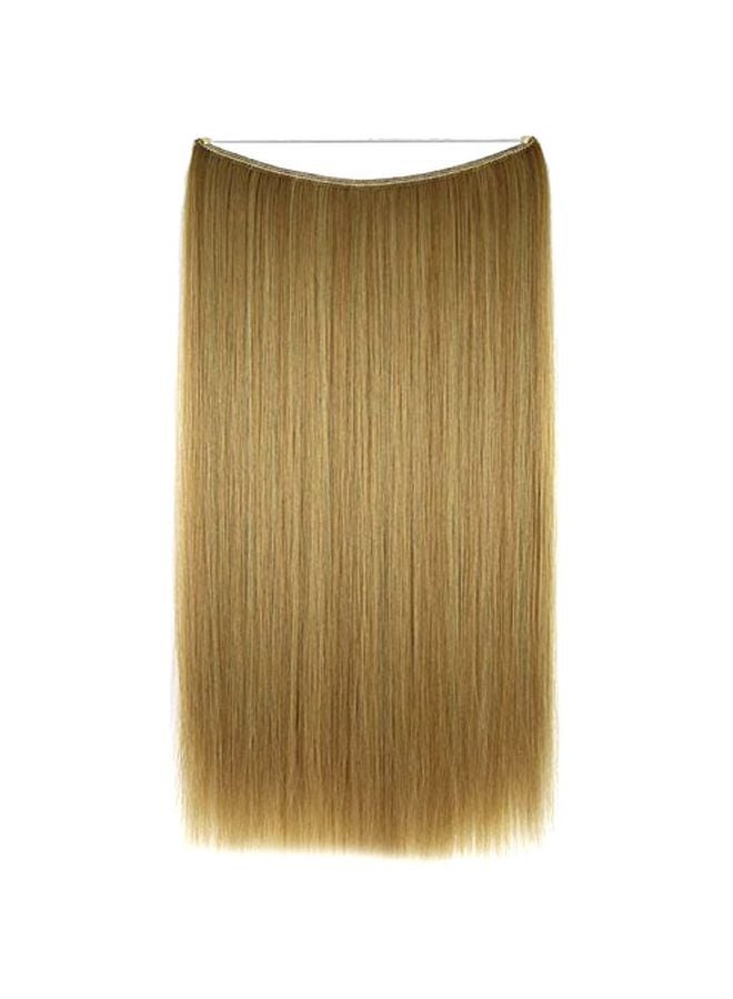 TOPREETY Long And Straight Halo Hair Extension Bleach Blonde 24inch - Image 1