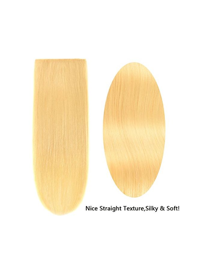 8-Piece Straight Hair Extensions Blonde 20inch - v1570890086/N30610533A_3