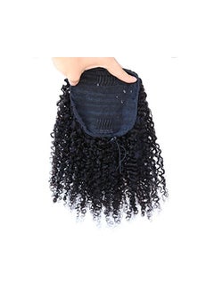زجزاج هير وصلة شعر كيرلي بقطعة علوية للتثبيت أسود 14بوصة  - Image 3