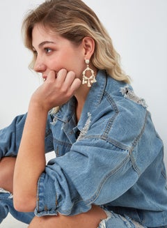 YUEJIN Charms And Tassel Earrings  - Image 4