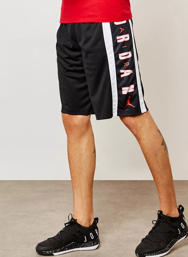 Nike 3 In Rise Shorts Black/White/Red - Image 1