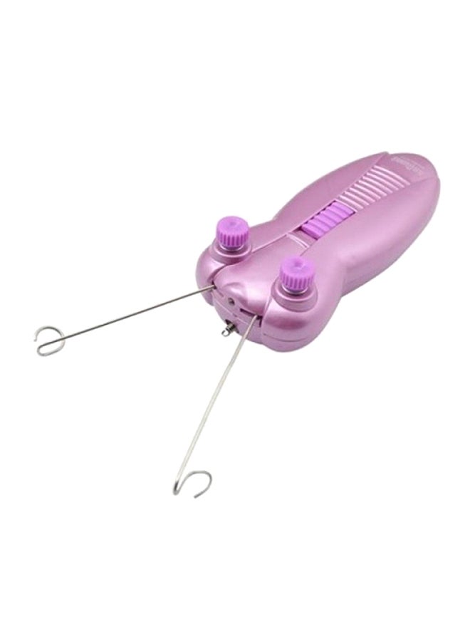 جوندلي آلة كهربائية لإزالة الشعر باستخدام الخيط مع طقم تهذيب الشعر من Micro Touch وردي  - Image 2