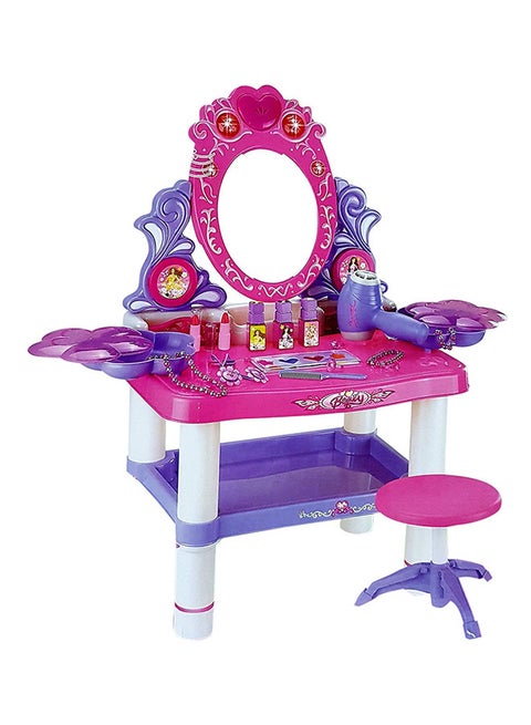 Vanity Makeup Play Set With Mirror And Music